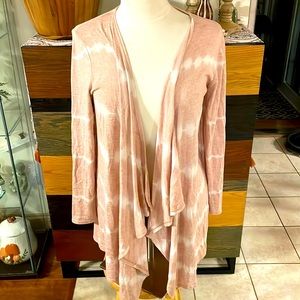 Size medium pink tie dye colored Knox Rose cardigan